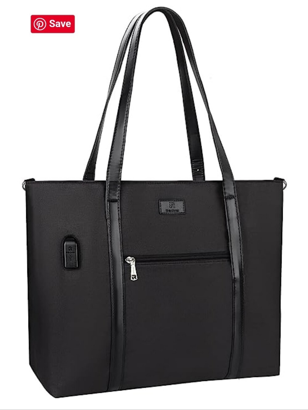 Rejavel Laptop Tote Bag With USB Port.  Great For Travel.